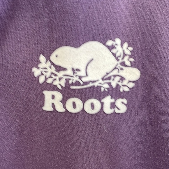 Roots - Classic Pullover Quarter Zip Up Sweat Shirt - Purple - L - Picture 4 of 12